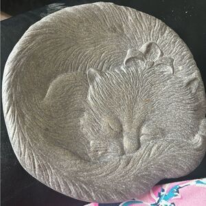 Arthur Court Sleeping Cat Tray Vintage 1992 EUC y2k home design home decor plate